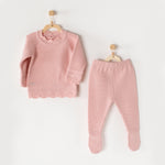 2 PCS Pink Set Knitwear