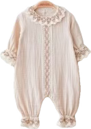 Girl Sockless Muslin Onesie