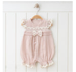 Pink Muslin Romper