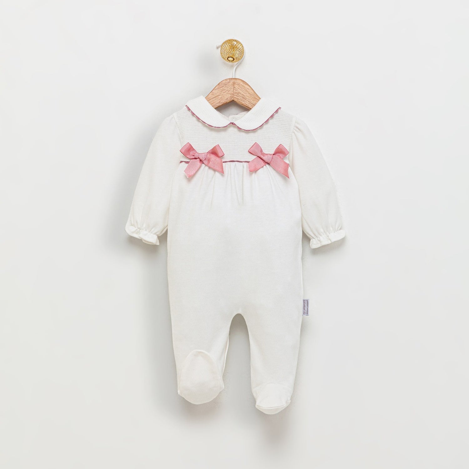15020-ROMPER (ECRU - DUSTY ROSE)-ASSORTED 5